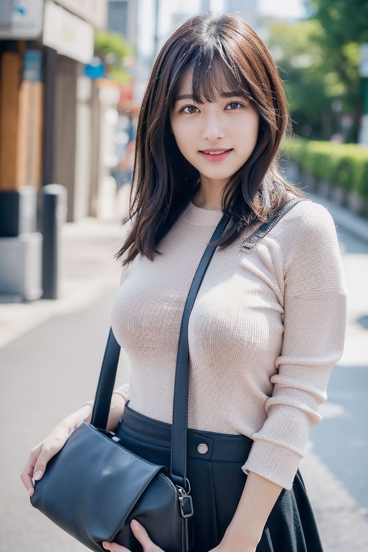 サンプル画像3:パイスラッシュ〜大きなものに挟まれるベルトたち〜(AIお姉さん) [d_296432]