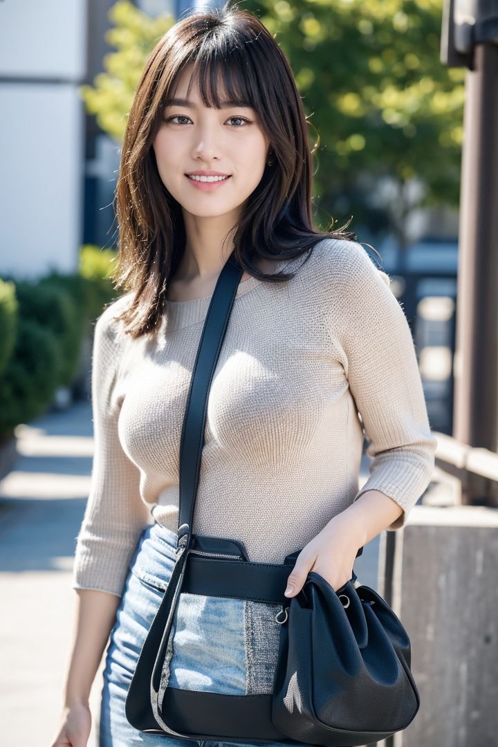 サンプル画像6:パイスラッシュ〜大きなものに挟まれるベルトたち〜(AIお姉さん) [d_296432]