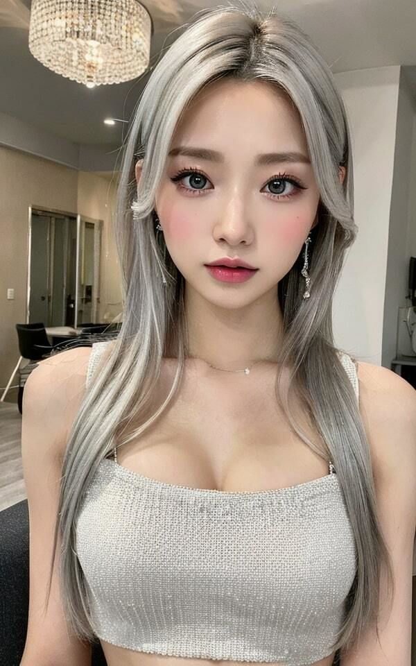 サンプル画像5:銀髪 異世界美女 ここに降臨(AIの世界に入りびたり) [d_296505]