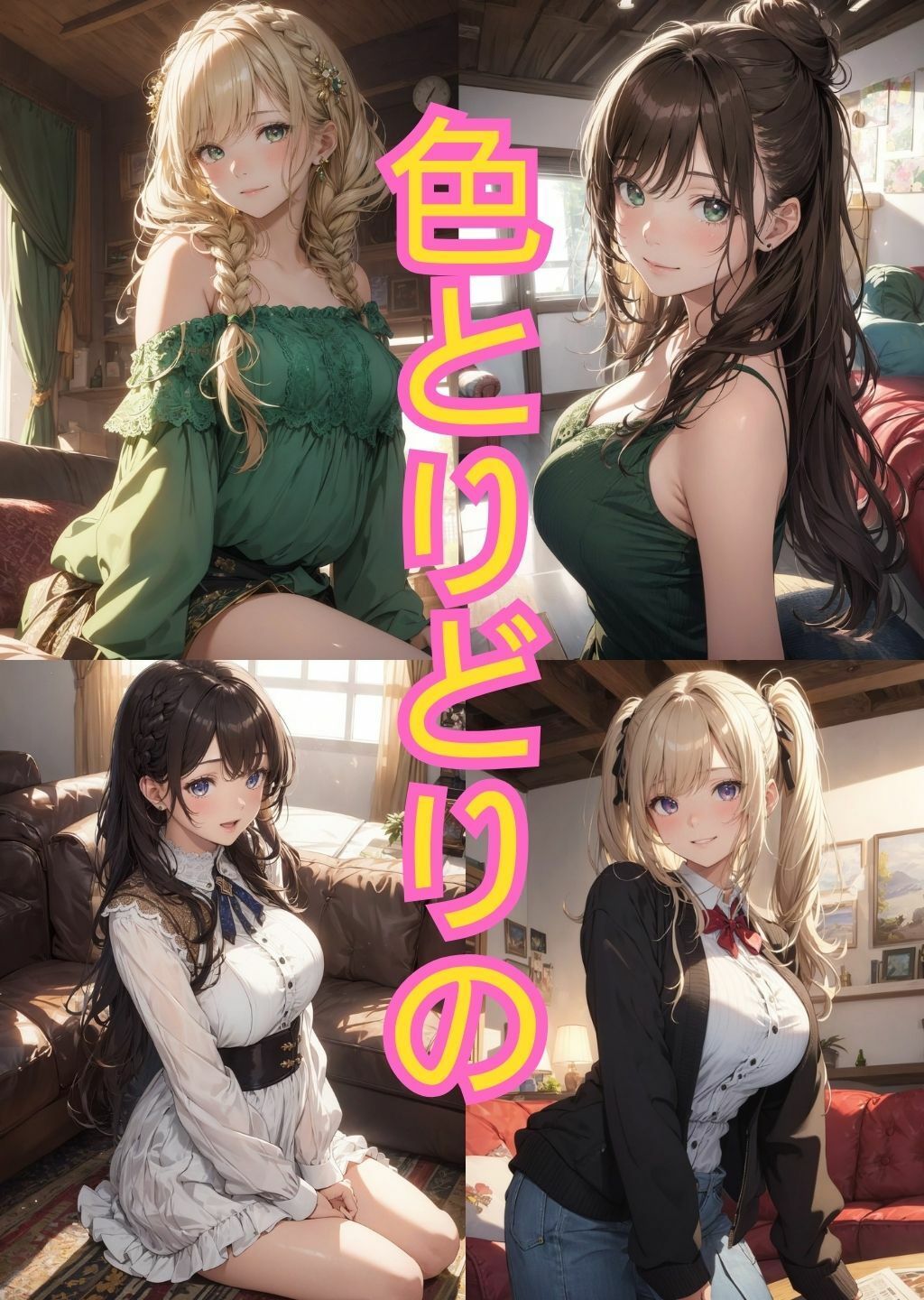 サンプル画像1:イロトリドリ彼女〜色欲のワンルーム〜(水無月AI子の部屋) [d_296561]