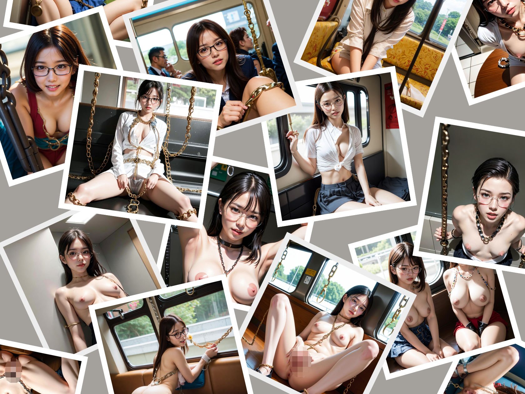 サンプル画像1:拘束鉄道で逝く温泉旅行 〜〜ピチピチ眼鏡っ子編〜〜(ニッチなフェッチをキャッチ) [d_296607]