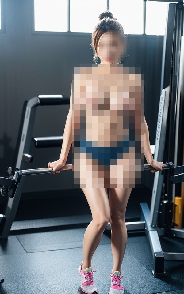 サンプル画像3:私おっぱい大きくしたいんです！ストイック美女多め！疑惑のジム(666666) [d_296612]