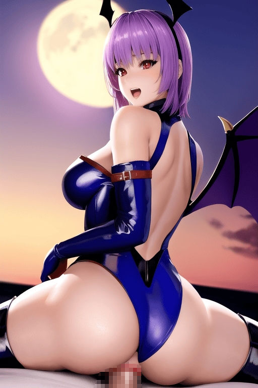 サンプル画像5:AIさんに描いてもらったクールになりきれないサキュバスさん(参番茶屋) [d_296635]