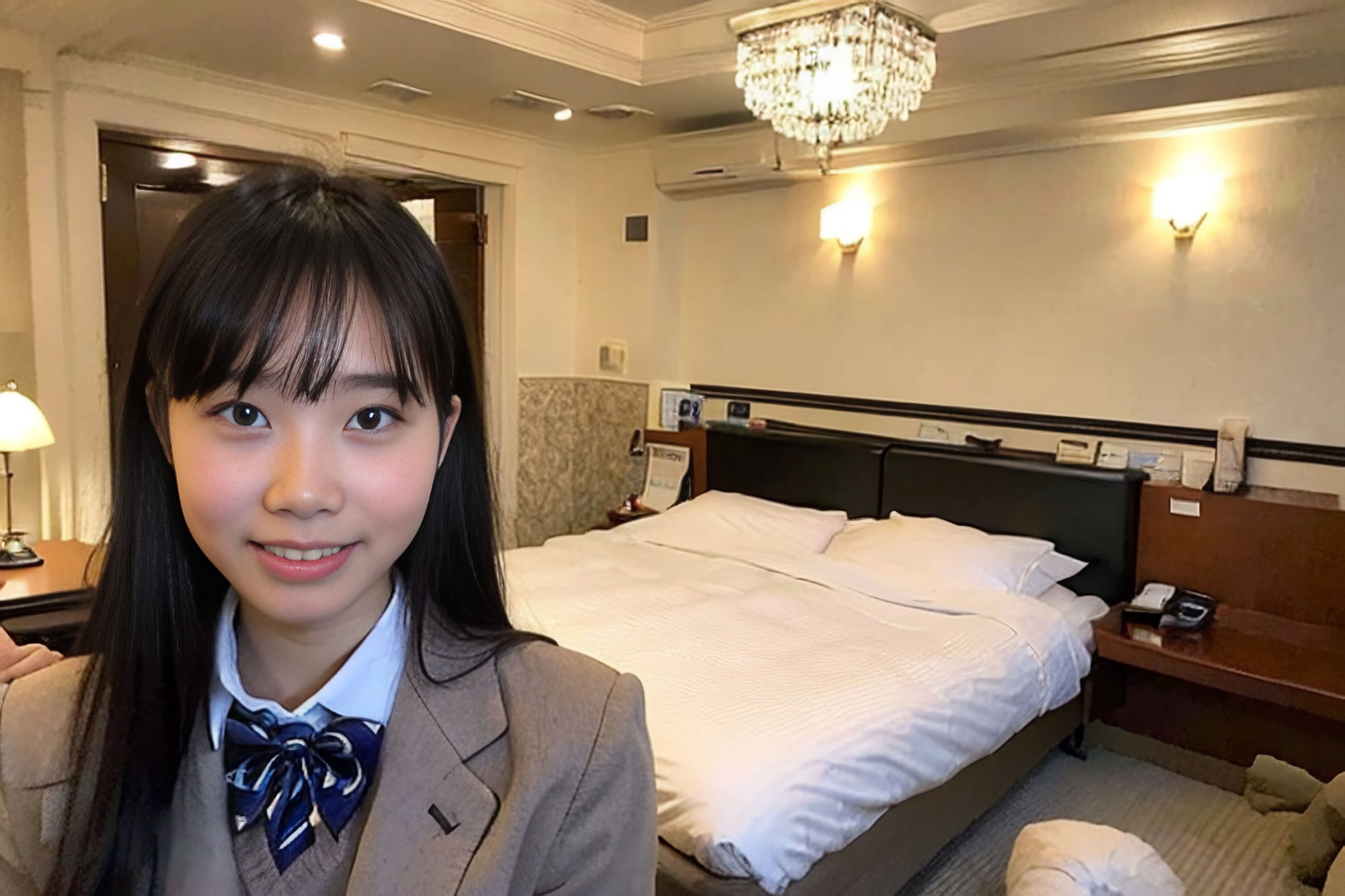 サンプル画像1:食事だけのパパ活女子を抱く(AエロI) [d_296638]