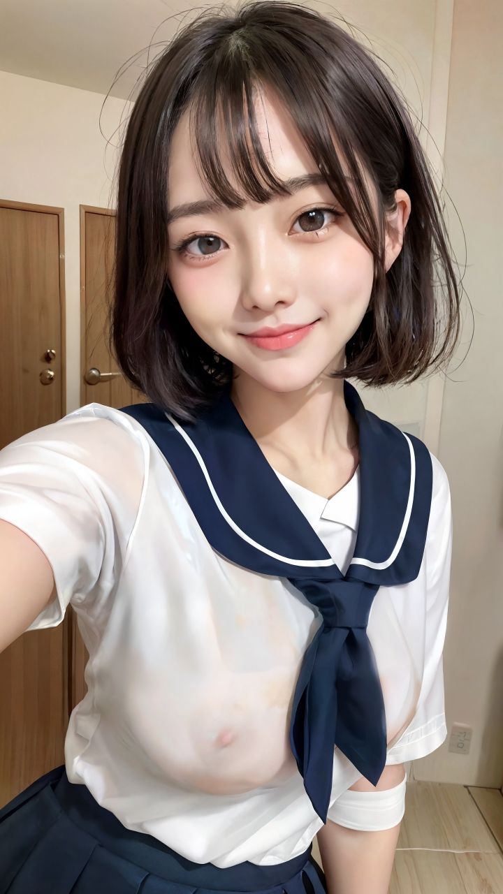 サンプル画像3:JKノーブラ透け乳首グラフティ(まんごー屋) [d_296662]