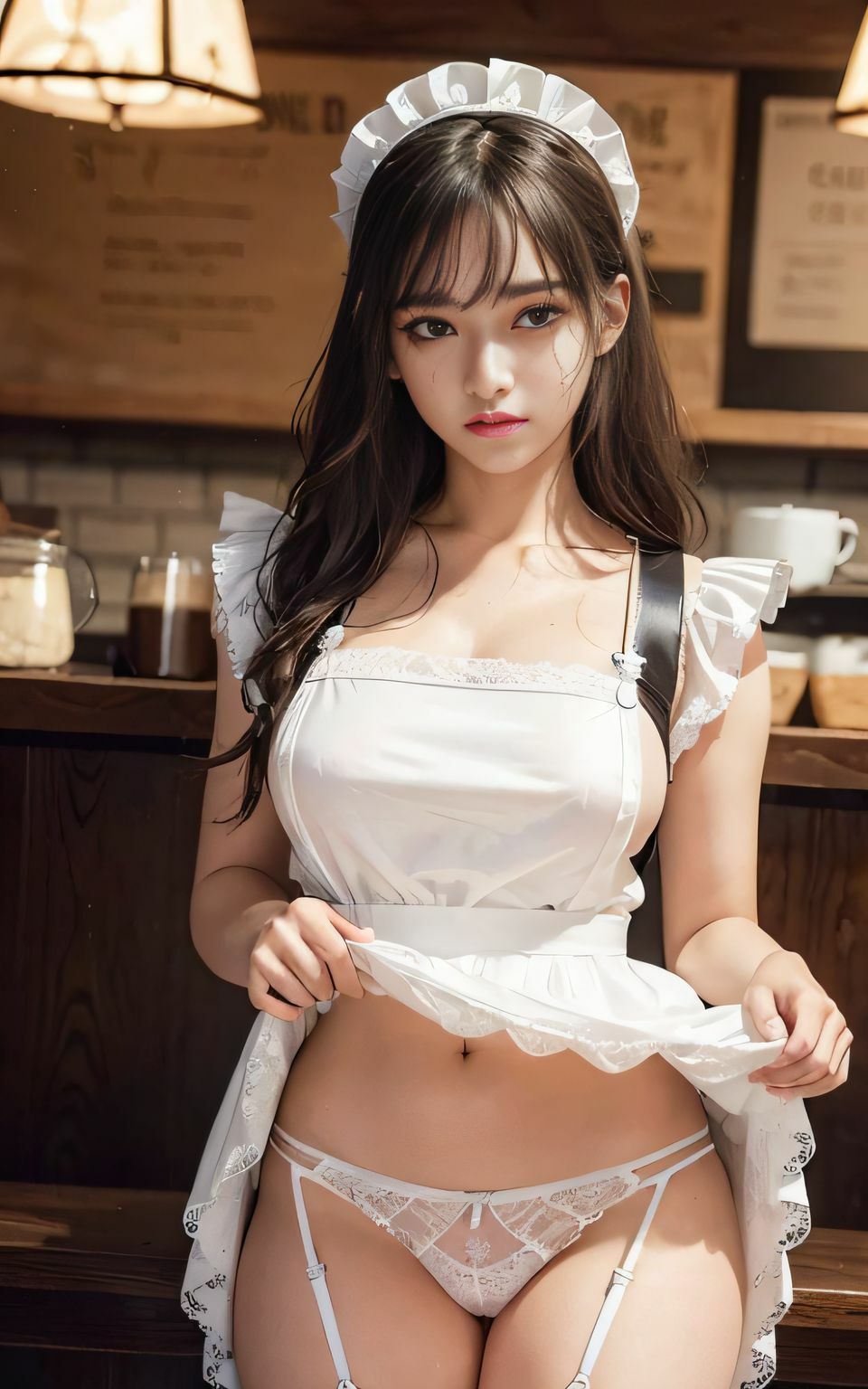 サンプル画像6:たくし上げシリーズvol.03メイド編(ゆうわん＆てんにゃん) [d_296666]