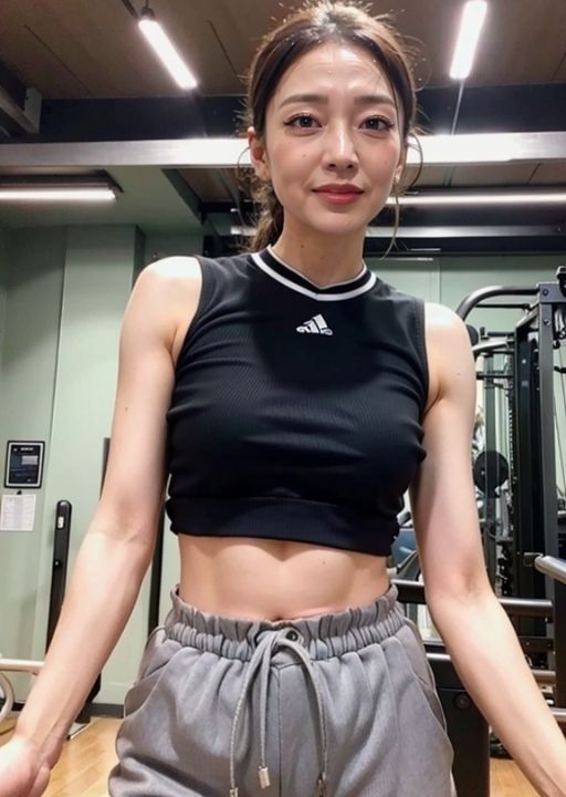 サンプル画像1:熟女性活 ジム通い熟女の溢れる性欲編(熟女愛) [d_296680]