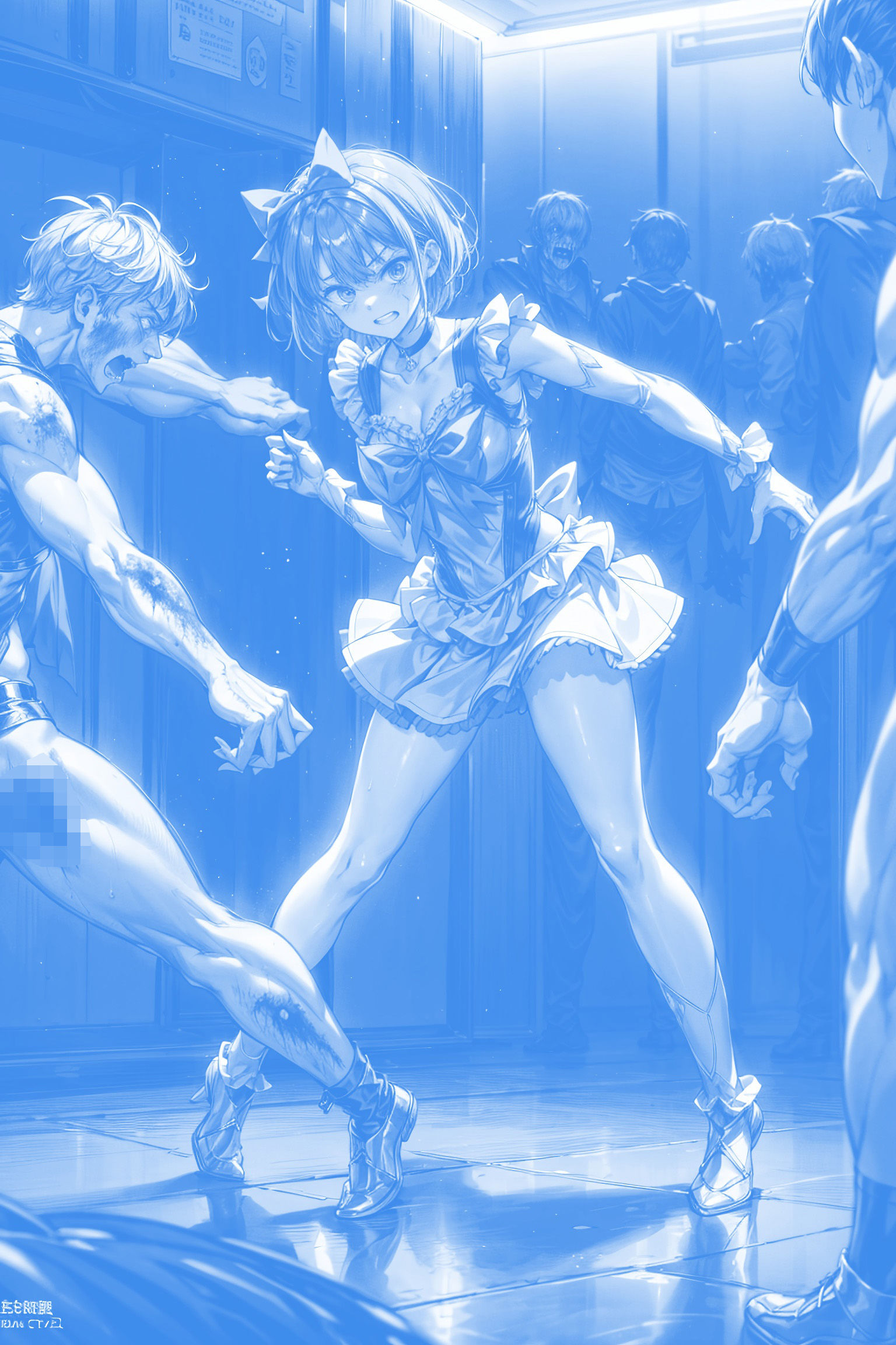 サンプル画像4:Dead or r◯pe ！！ 変身ヒロイン完全敗北(絵心あいのAI生成アトリエ) [d_296689]