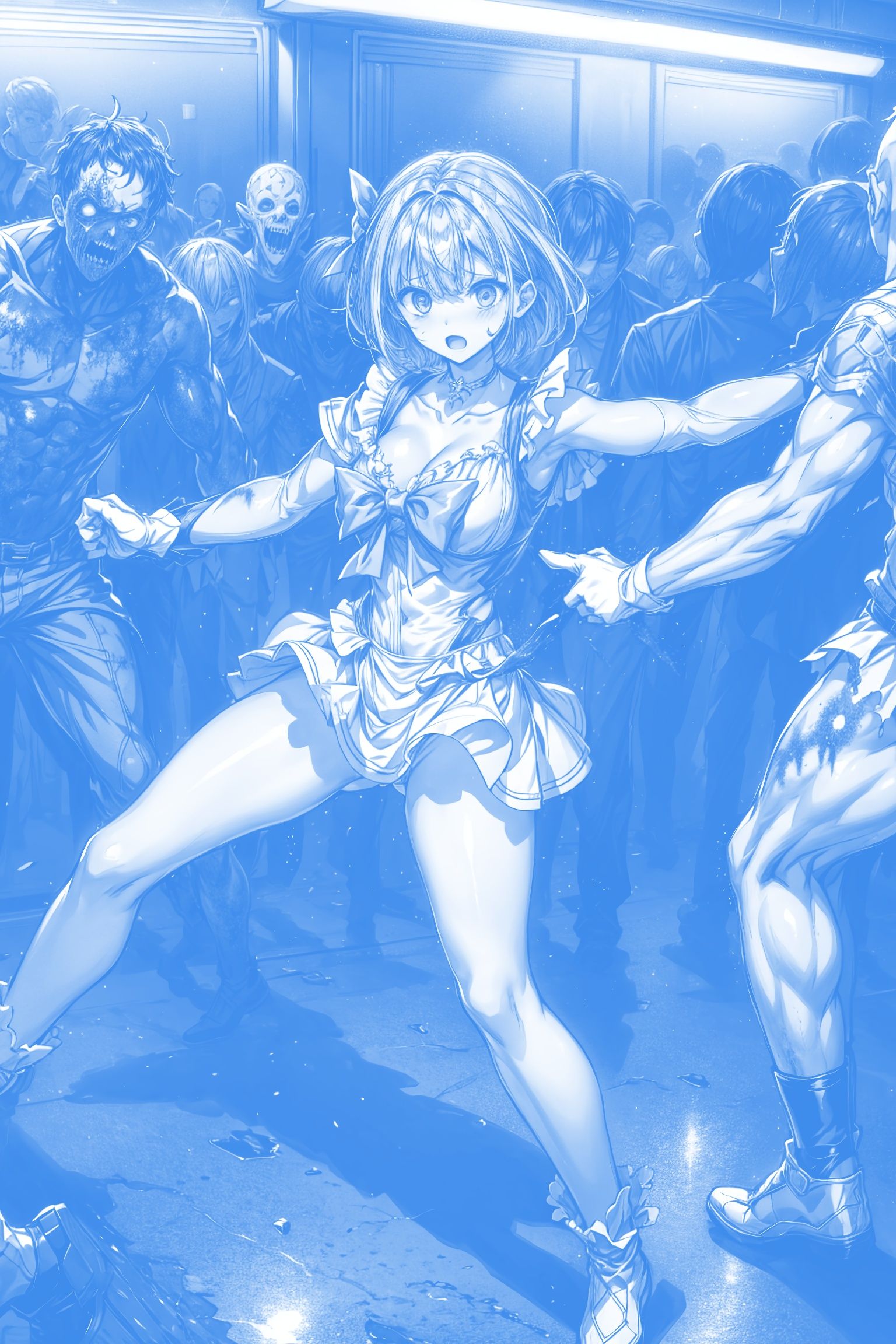 サンプル画像5:Dead or r◯pe ！！ 変身ヒロイン完全敗北(絵心あいのAI生成アトリエ) [d_296689]