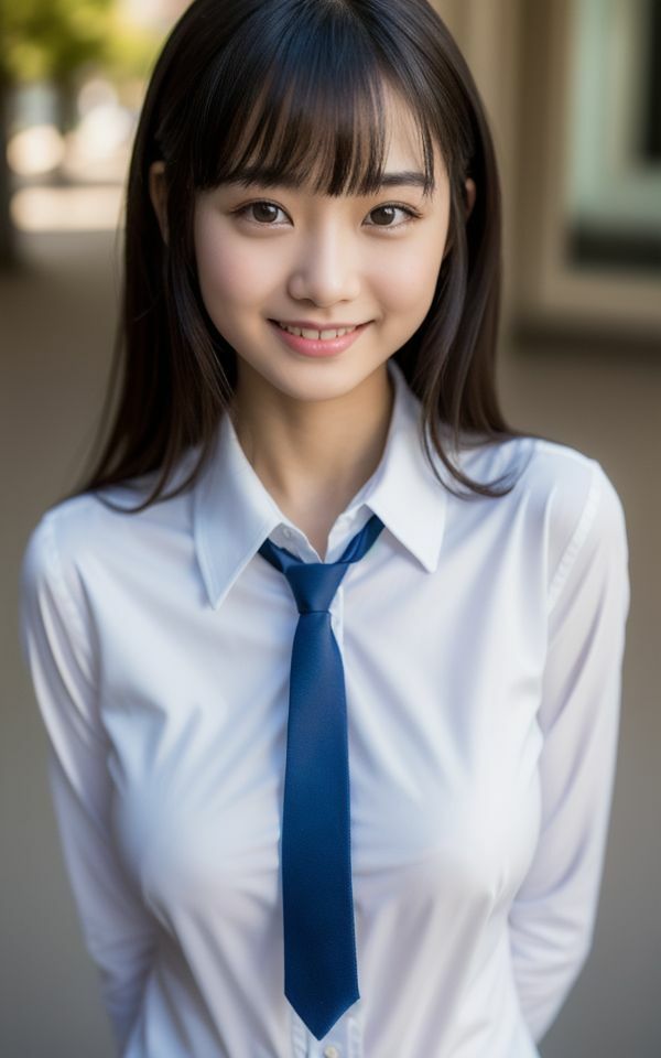 サンプル画像1:隠れ巨乳の女子校生（T○校）18歳素人(フェチクラブAI) [d_296779]