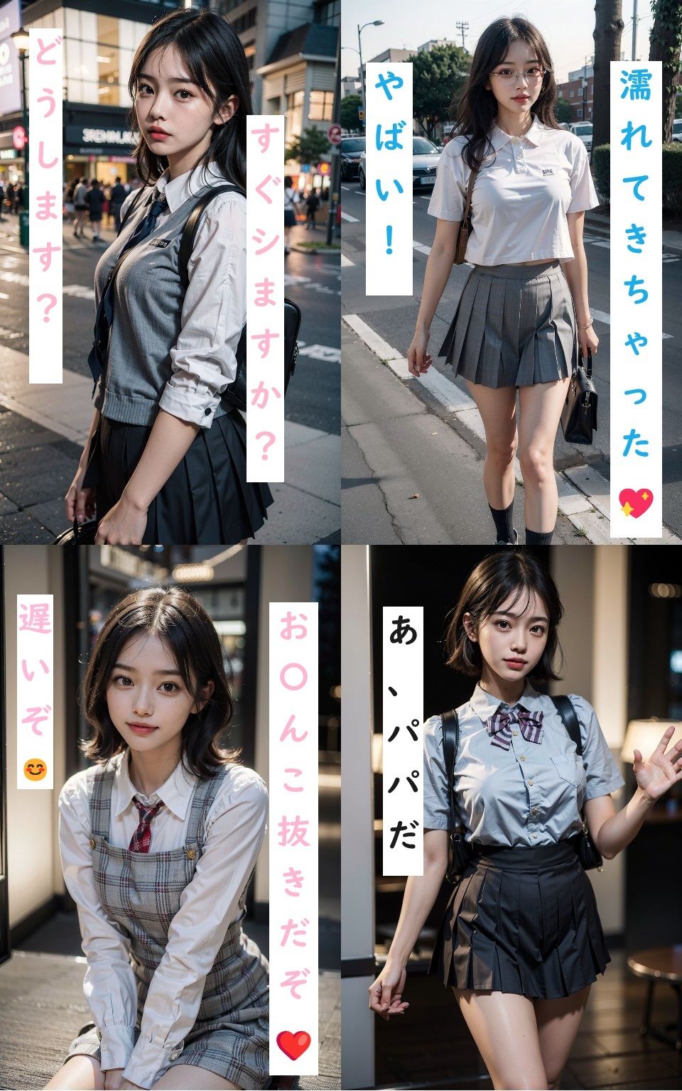 サンプル画像1:女子校生援交白書【口内夜活編】(FAI文庫) [d_296821]