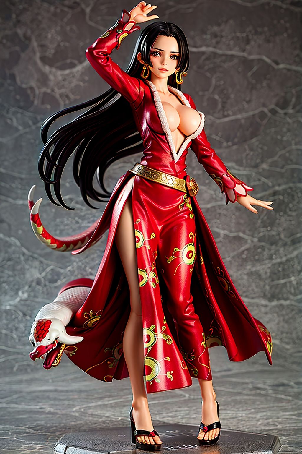 サンプル画像2:フィギュア蛇姫ハンコツク(コスプレAI) [d_296898]