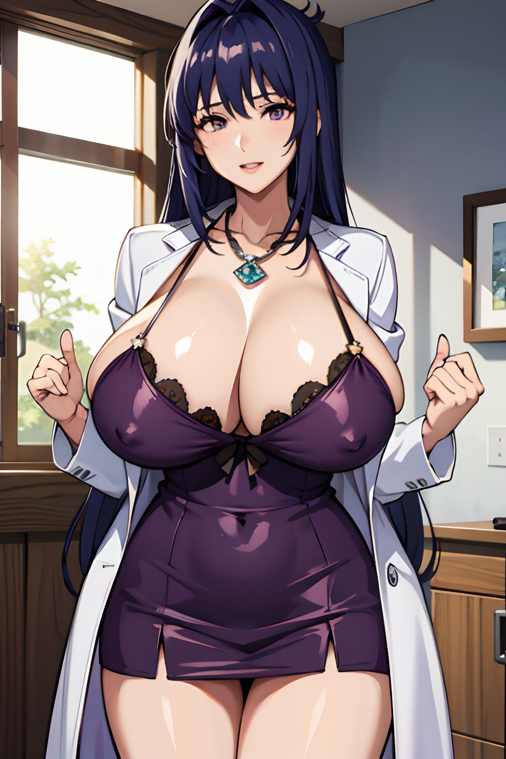 サンプル画像1:負けない保健の先生 触手レ●プ(フェチAI) [d_296953]