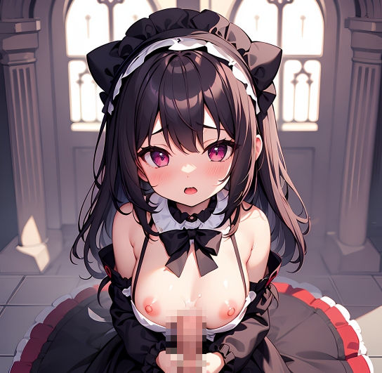 サンプル画像6:ゴシックロリの禁じられた教会(エッチなキツネ) [d_297023]