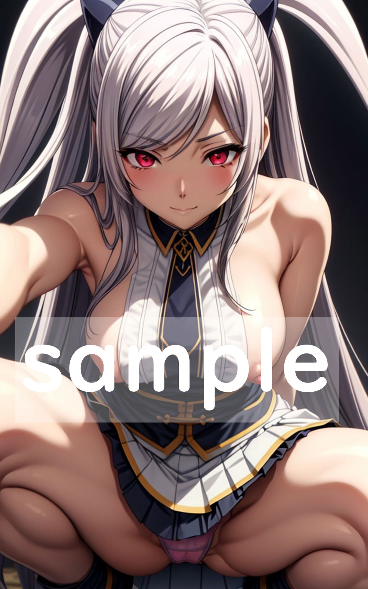 サンプル画像3:Tバック王女とポチの関係性【おっぱい特集】(せもぽむめ) [d_297053]