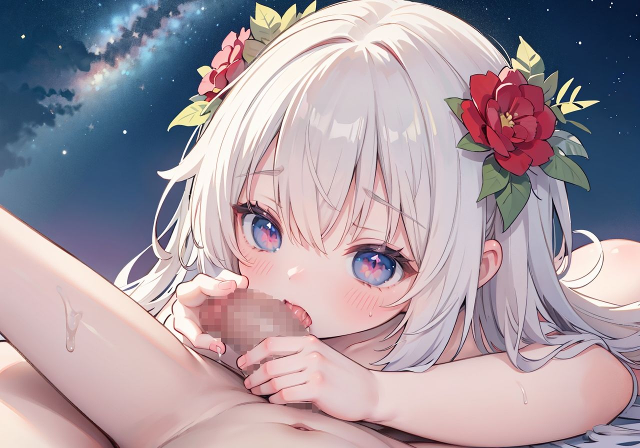 サンプル画像5:クラスの女の子と無人島漂流(AI.txt) [d_297098]