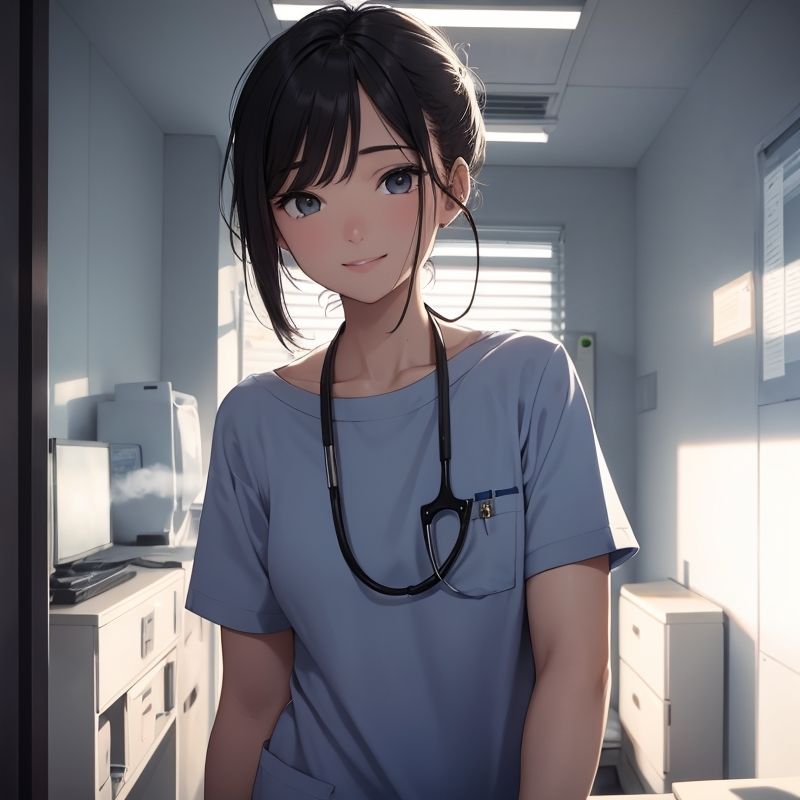 サンプル画像1:抜いてくれる看護師がいる病院(BMさん) [d_297215]