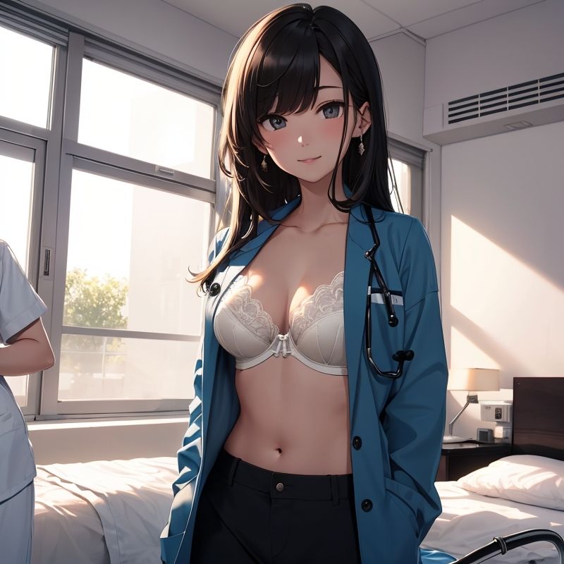 サンプル画像3:抜いてくれる看護師がいる病院(BMさん) [d_297215]