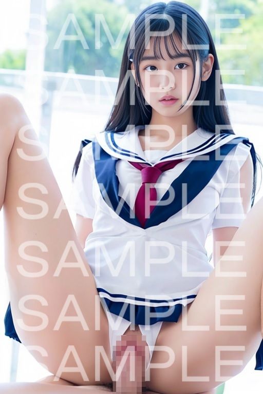 サンプル画像1:〜はじめってえっちの女子校生〜見つめられながらえちち編(AI IMEKURI) [d_297226]