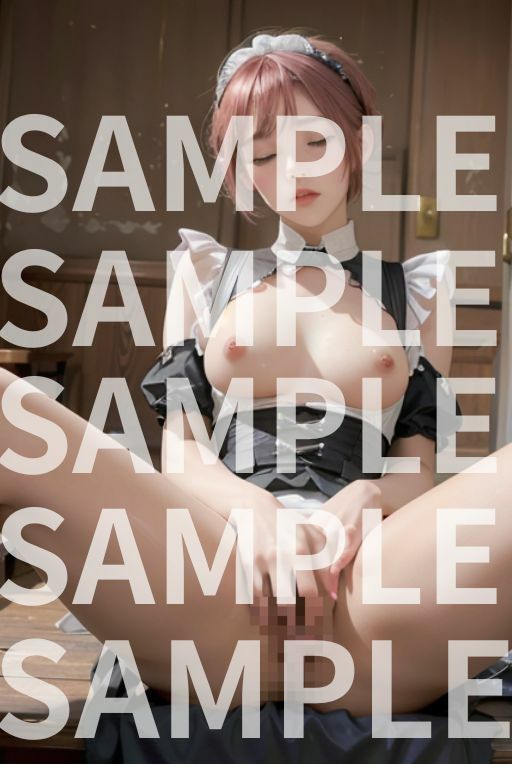 サンプル画像3:【実写風】なに見てんの！赤髪メイドオナニー絶頂中(サイコロ) [d_297283]