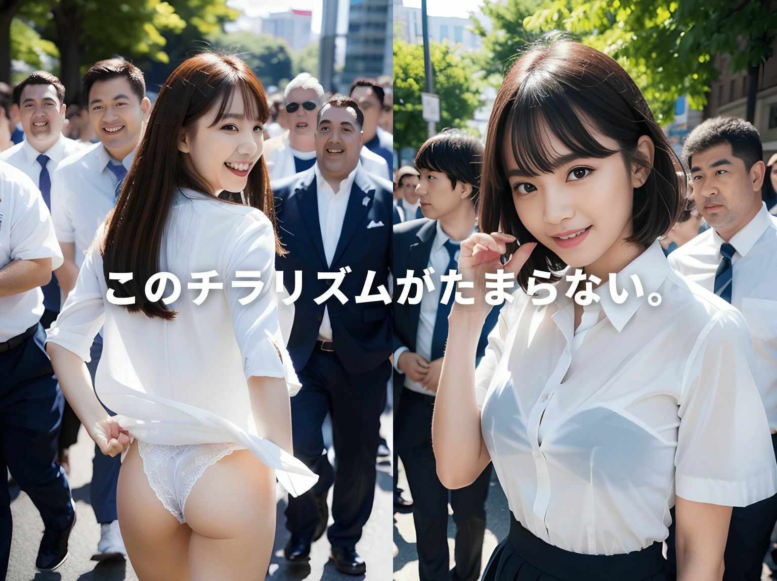 サンプル画像4:走女 女子校生走らせてみました。(よしたろう) [d_297375]