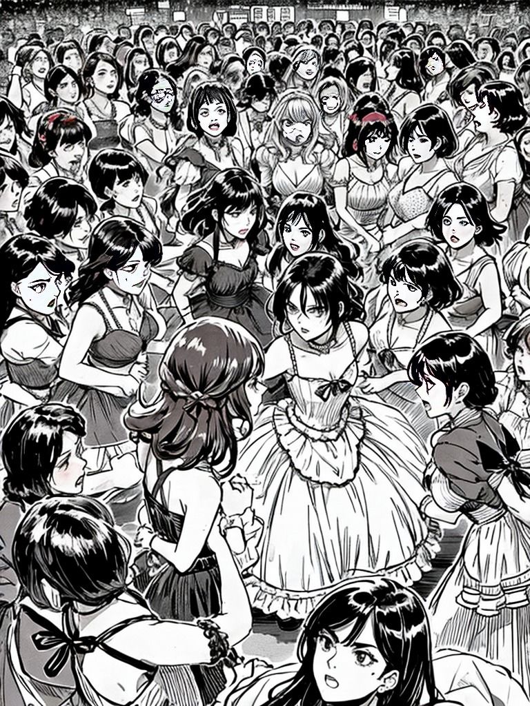 サンプル画像1:キャットファイト 女の喧嘩 2(CFAIC) [d_297418]