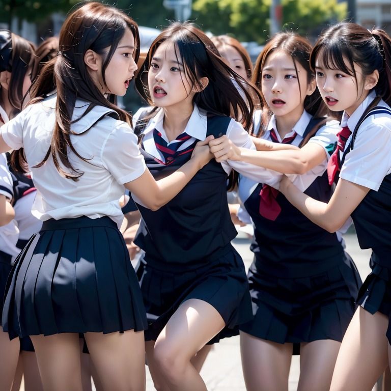 サンプル画像3:キャットファイト 女の喧嘩 2(CFAIC) [d_297418]