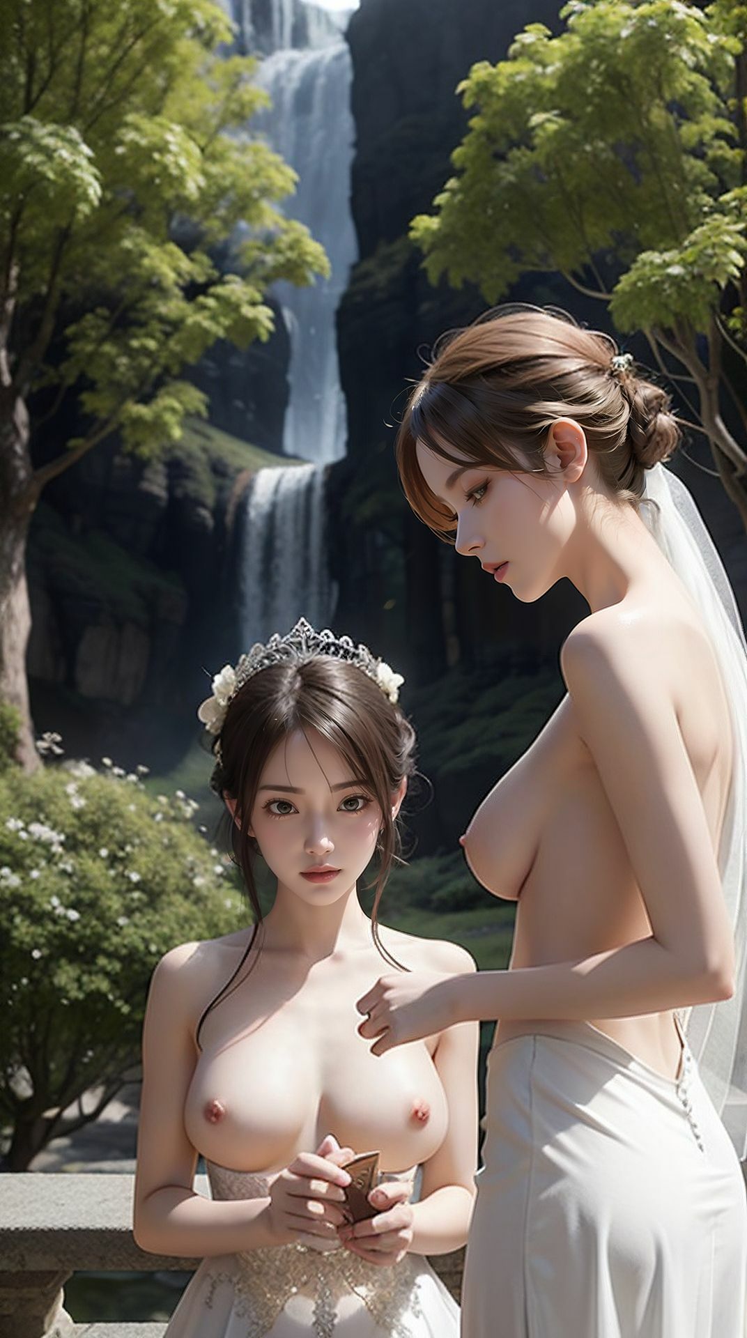 サンプル画像3:topless wedding dress(FOX_AI) [d_297559]