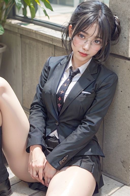 サンプル画像4:メガネっ子女子校生ドスケベH！！(幻燈画影館) [d_297584]