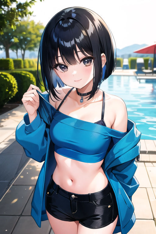 サンプル画像4:虹かけ誌 ガールズ＆パンツァー イラスト集1 宇津木優季と温泉デート(九情承太郎商店) [d_297666]