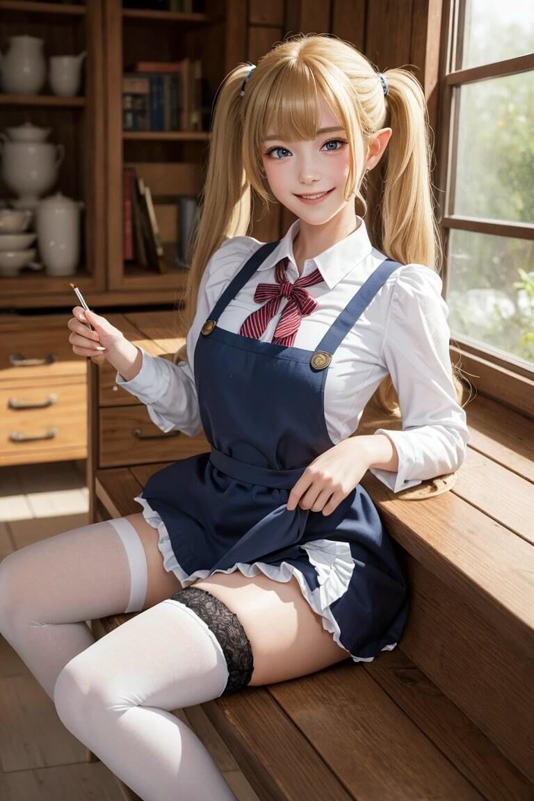 異世界ツインテールエルフのメイドさん