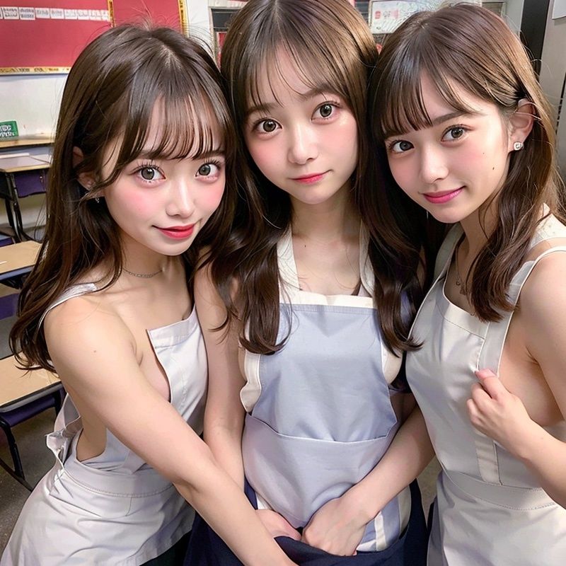 サンプル画像3:調理実習 裸エプロン編(kk) [d_297735]