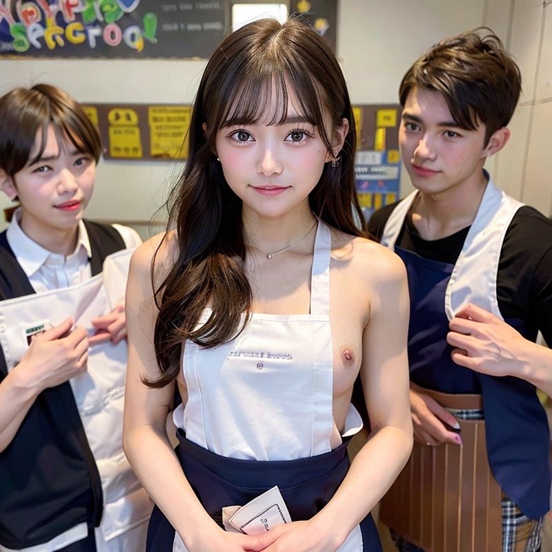 サンプル画像5:調理実習 裸エプロン編(kk) [d_297735]