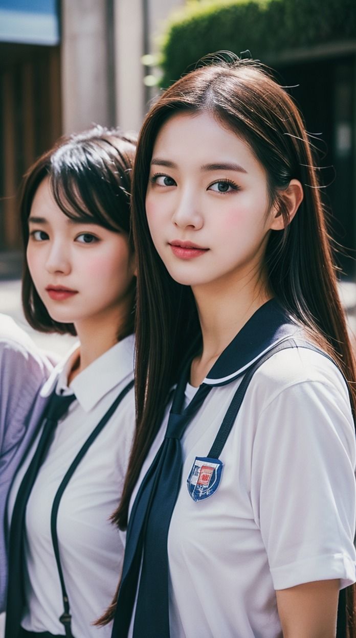 サンプル画像2:［AI双子］美人女子校生いいなり調教！！(AI2Twins) [d_297774]