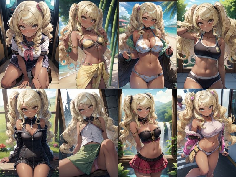 サンプル画像1:隙あらばどエロい体を見せつけてくるギャルに屈服した件(えちえち同好会) [d_297823]