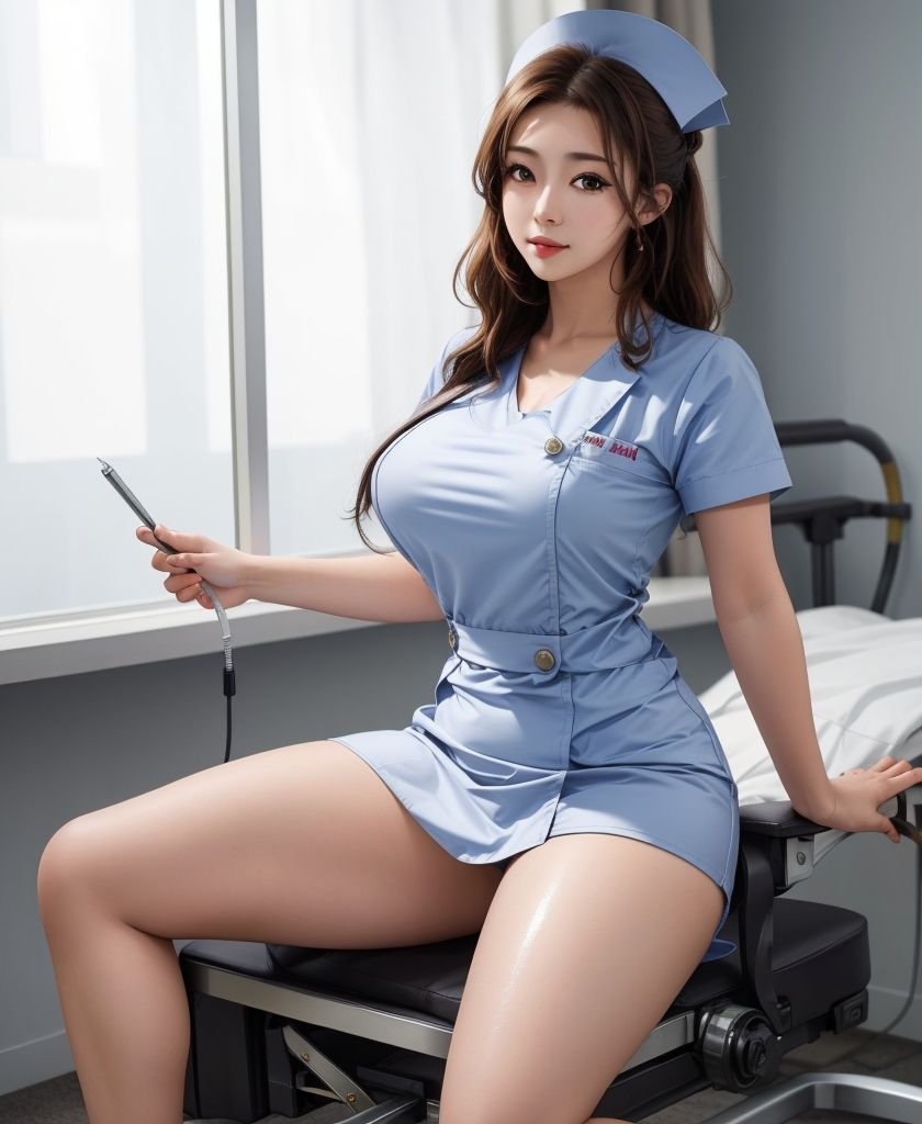 サンプル画像4:グラビア写真風CG Vol.4 ナース(第6AI研究所) [d_297832]