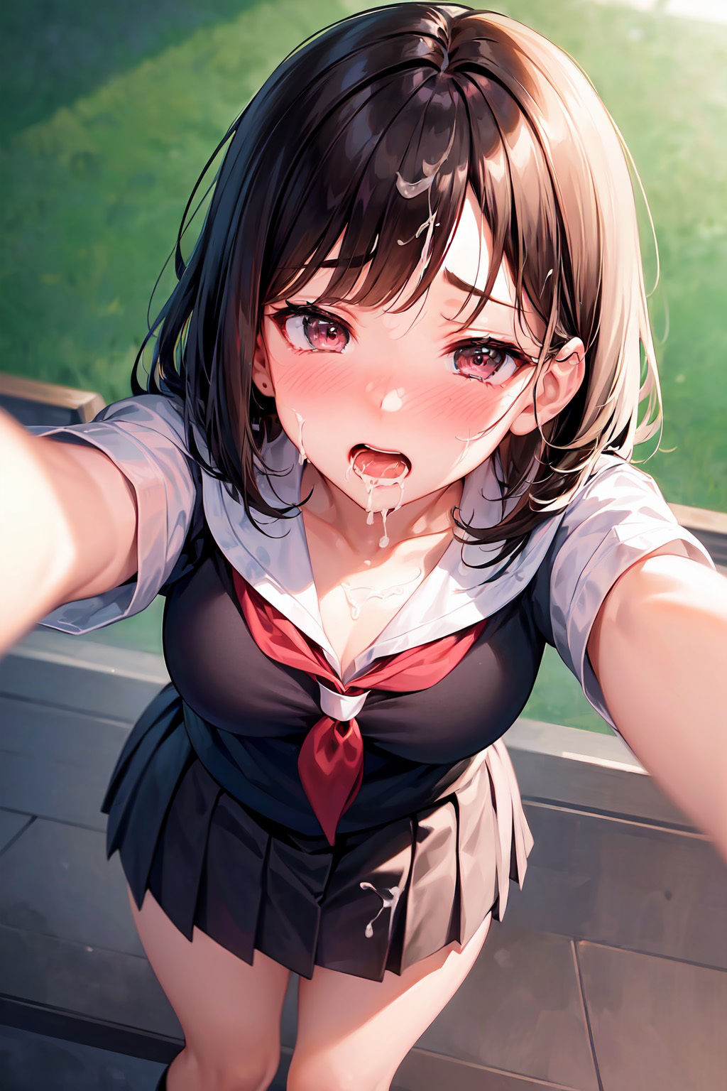 サンプル画像2:ぶっかけ中出し黒髪JK（200枚）(MurabitoX) [d_297920]