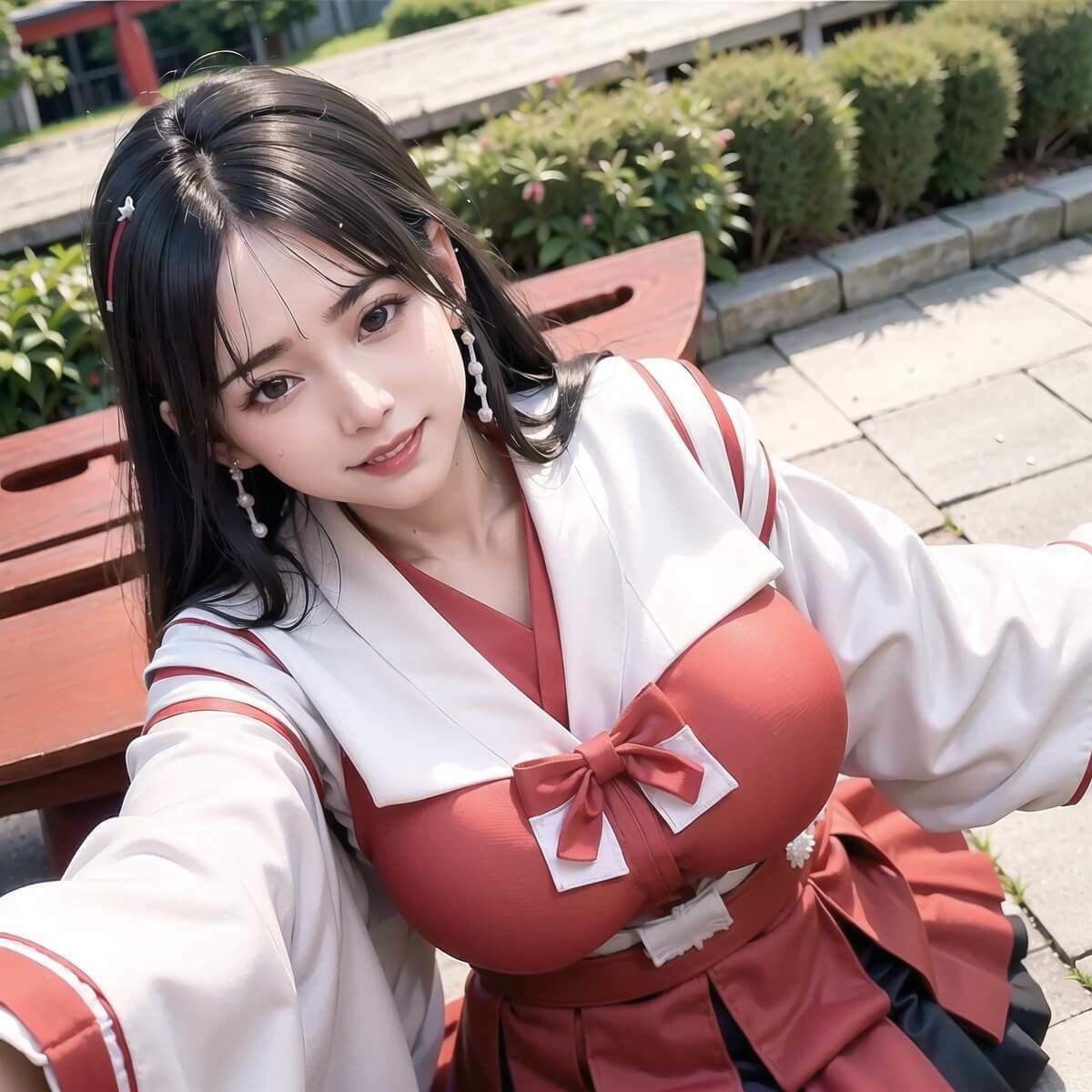 サンプル画像2:エロい和装美女【巫女＆浴衣美女大集合！】(天堂工房) [d_297964]