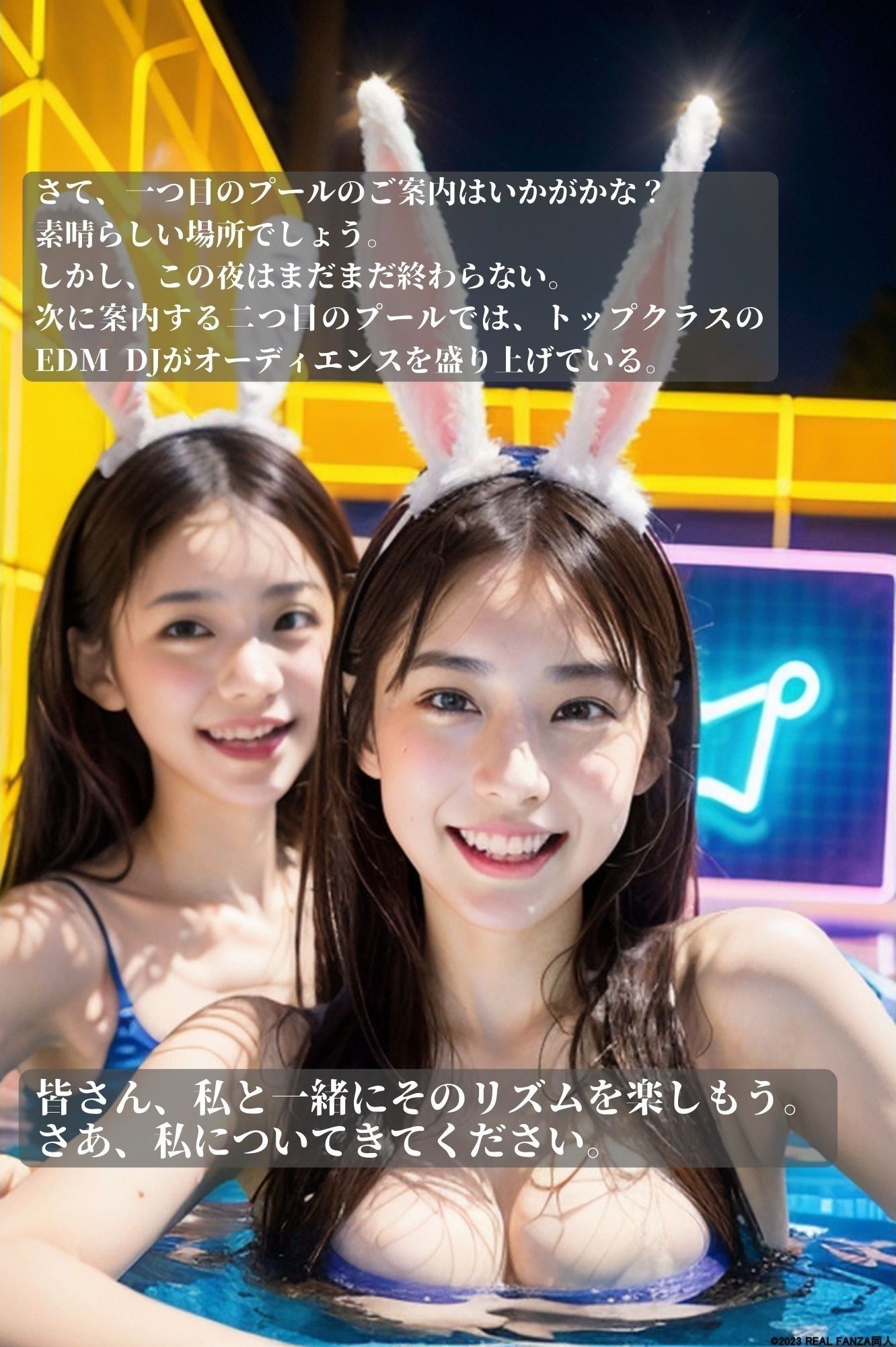 サンプル画像5:星降るバニーパレス: 夢のような一夜(REAL) [d_297989]