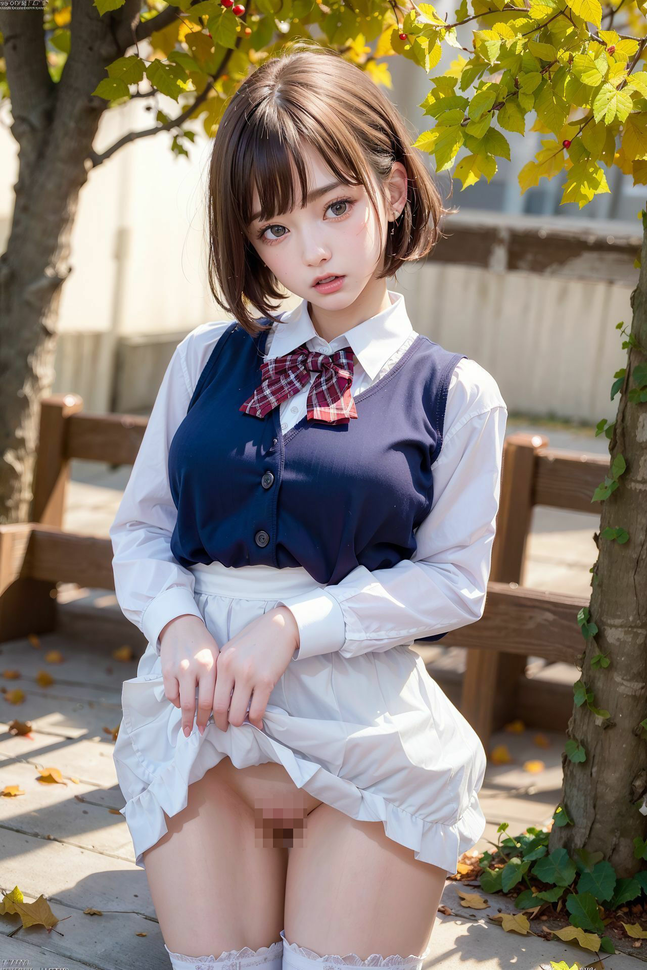 サンプル画像3:秋の野外露出遊び(アロエファクトリー) [d_297994]