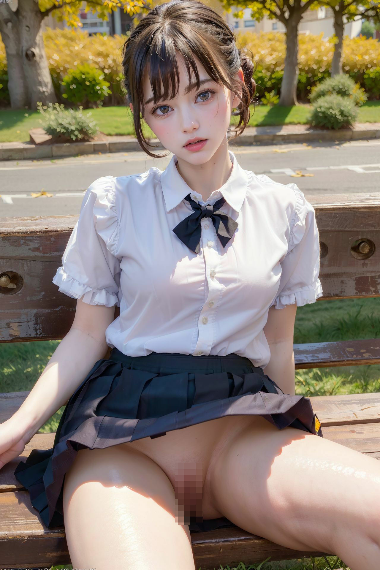 サンプル画像4:秋の野外露出遊び(アロエファクトリー) [d_297994]