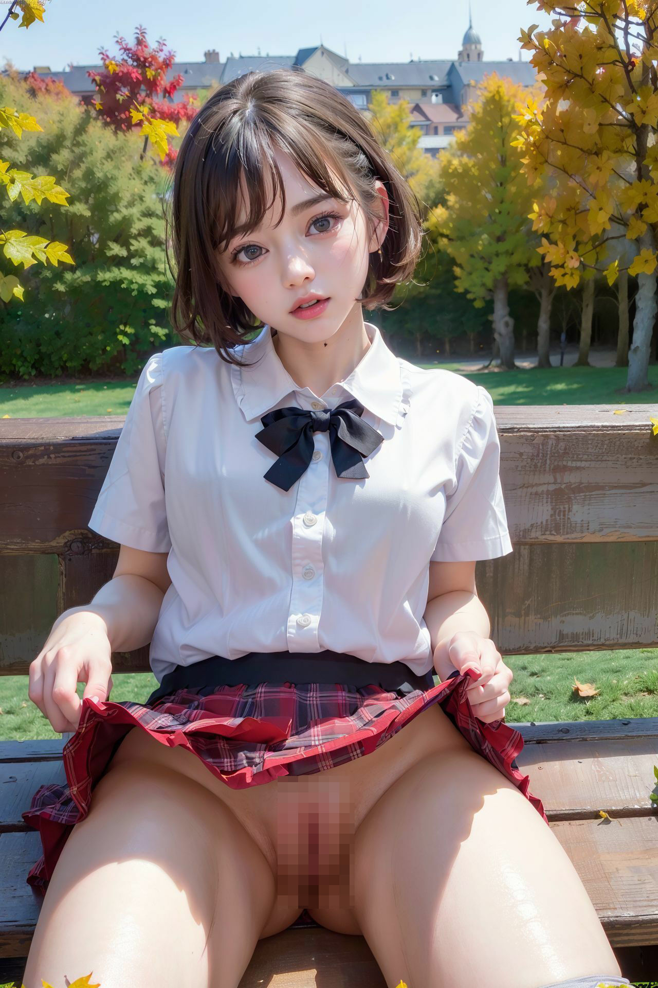 サンプル画像5:秋の野外露出遊び(アロエファクトリー) [d_297994]