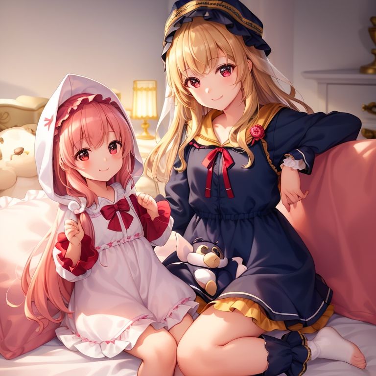 サンプル画像6:睡眠前のおあそび(かわいいは一番) [d_298005]