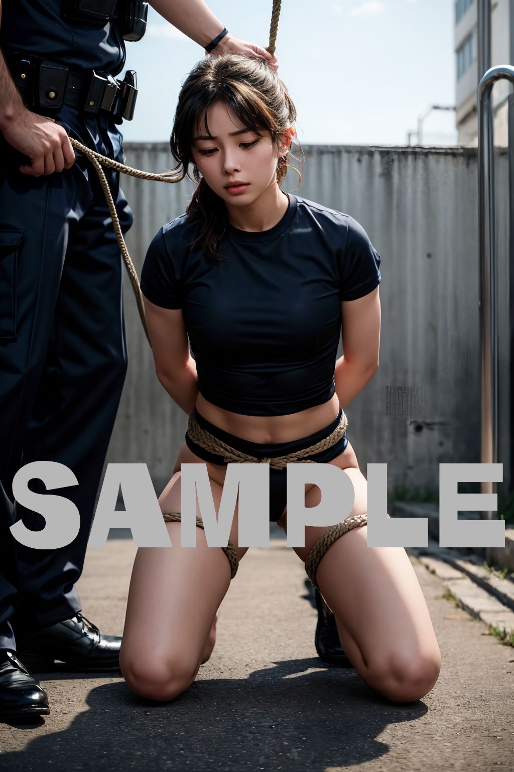 サンプル画像5:捕まる女たち〜変態露出狂女〜(Tacoske) [d_298009]