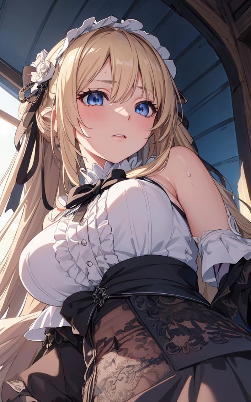 サンプル画像2:美少女 金髪ツインテゴスロリ(ソノトキロク) [d_298012]