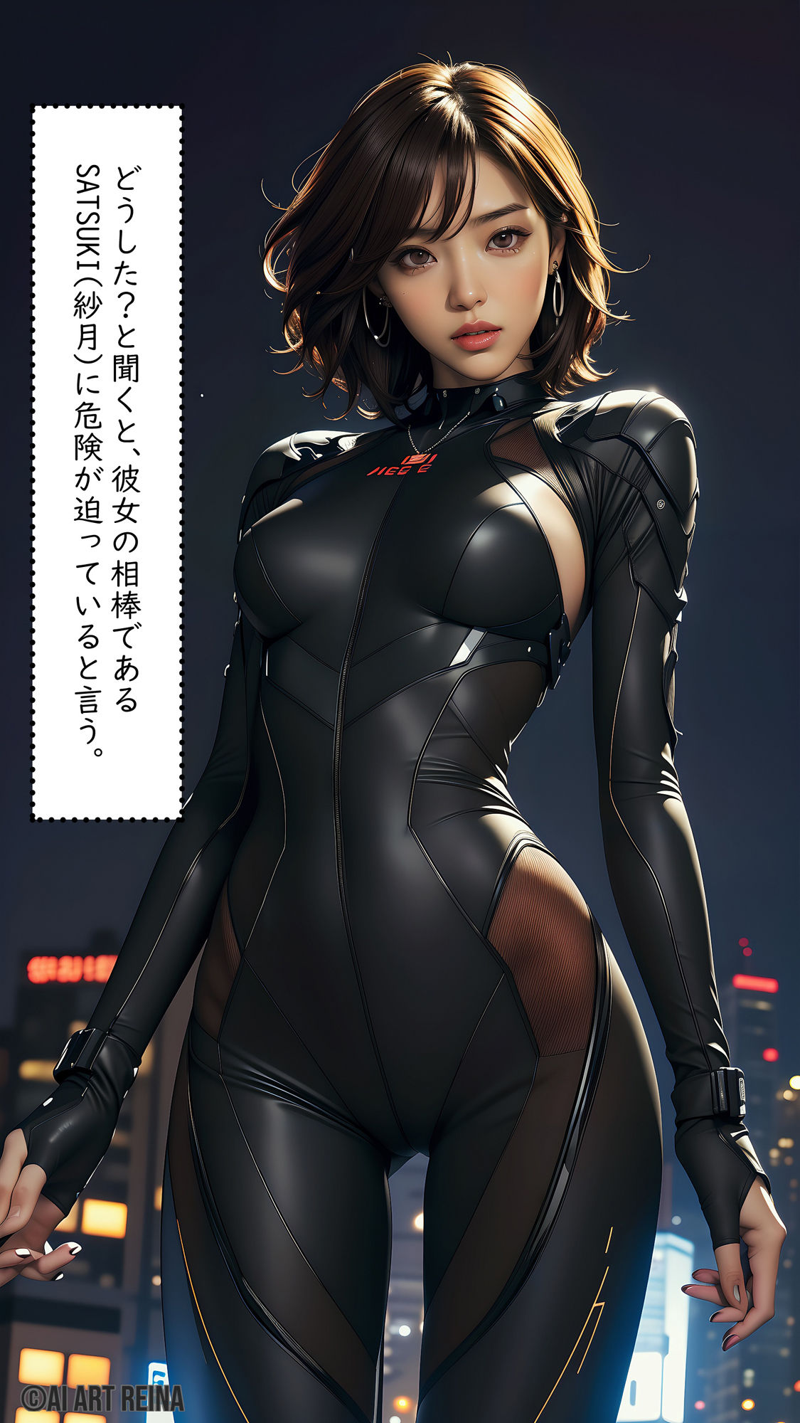 サンプル画像3:麗奈、香澄、遥香、紗月（デジタルの囚人 収録01〜07）(AI＆ART Reina) [d_298053]