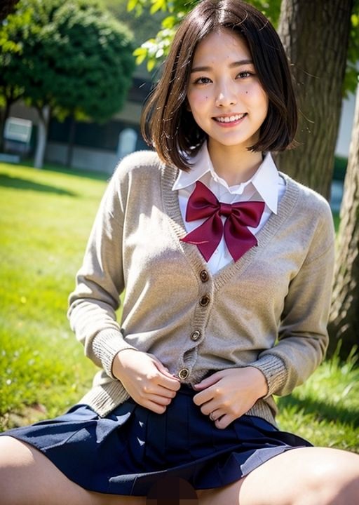 女子校生のアぶなすぎる通学路のサンプル画像 4