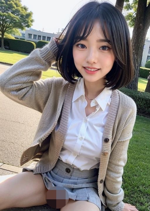 女子校生のアぶなすぎる通学路のサンプル画像 6