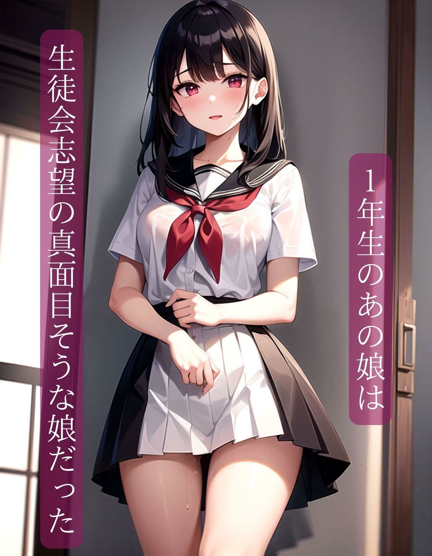 サンプル画像1:1年から3年になるにつれて大きくなるおっぱいに、男子全員つい投票した結果、生徒会長がめちゃめちゃエロい(美麗企画) [d_298132]