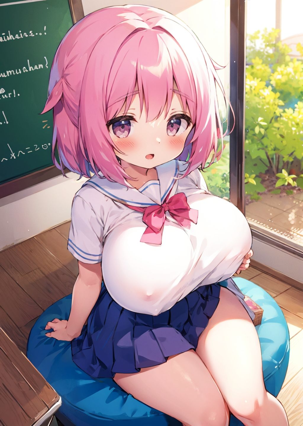 サンプル画像1:ロリ巨乳AIイラスト集(hareArts) [d_298369]